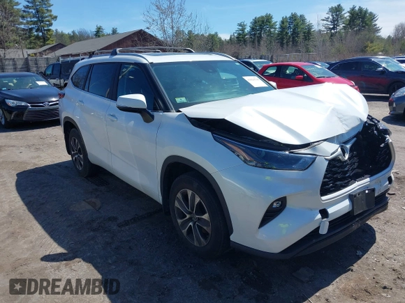 2023 Toyota Highlander L with VIN 5TDKDRBHXPS044812, listed as a IAAI auction lot 42026730 with 27,591 mi miles and . Bid and sale history available at DreamBid. Image 1.
