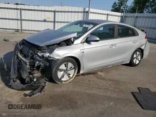 2020 Hyundai Ioniq Blue z VIN KMHC65LC0LU219743, wystawiony jako Copart lot #55329905 z przebiegiem 13 579 mil mil oraz Nie do naprawy. Historia ofert i sprzedaży dostępna na DreamBid. Obrazek 1.