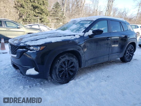2023 Mazda CX-50 S Preferred Plus with VIN 7MMVABCM9PN114556, listed as a Copart auction lot 89048045 with 28,661 mi miles and Salvage Title. Bid and sale history available at DreamBid. Image 1.