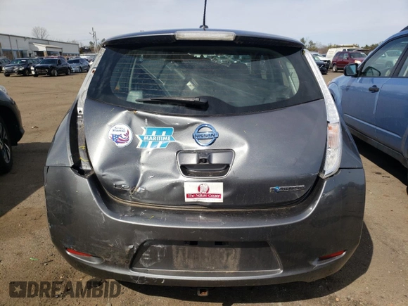 2017 Nissan LEAF SL with VIN 1N4BZ0CPXHC310552, listed as a Copart auction lot 45994683 with 45,270 mi miles. Bid and sale history available at carsss.com. Image 6.