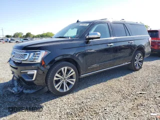 2020 Ford Expedition Max Platinum with VIN 1FMJK1MT2LEA15563, listed as a Copart auction lot 57692495 with 72,035 mi miles and Salvage title. Bid and sale history available at DreamBid. Image 1.