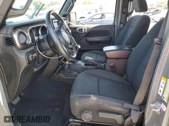 2018 Jeep Wrangler Unlimited Sport with VIN 1C4HJXDG9JW239352, listed as a Copart auction lot 60150475 with 53,697 mi miles and Salvage title. Bid and sale history available at DreamBid. Image 7.