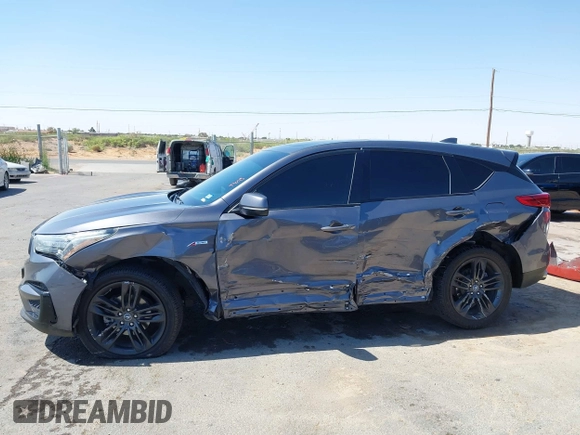 2021 Acura RDX w/A-Spec Package с VIN 5J8TC1H6XML019826, выставлен на аукционе IAAI как лот 42309193 с пробегом 99 354 миль миль и . История ставок и продаж доступна на DreamBid. Изображение 14.