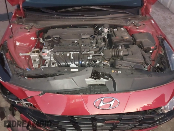2023 Hyundai Elantra SEL with VIN KMHLM4AG9PU575684, listed as a IAAI auction lot 41205531 with 13,656 mi miles and . Bid and sale history available at DreamBid. Image 10.
