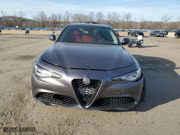 2019 Alfa Romeo Giulia with VIN ZARFANAN7K7622609, listed as a Copart auction lot 47357475 with 48,360 mi miles and Salvage Title. Bid and sale history available at carsss.com. Image 5.