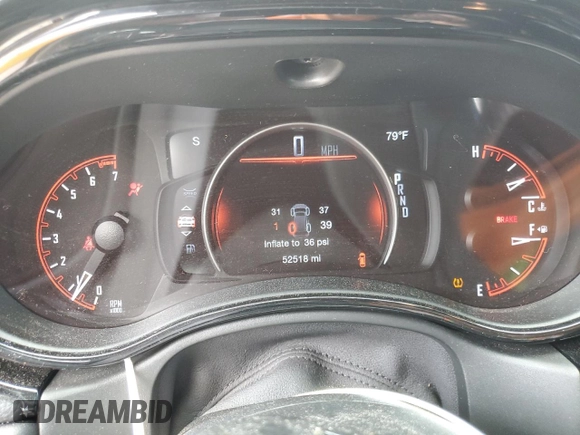 2021 Dodge Durango GT with VIN 1C4RDJDGXMC557625, listed as a Copart auction lot 51322735 with 52,518 mi miles and Salvage title. Bid and sale history available at DreamBid. Image 9.