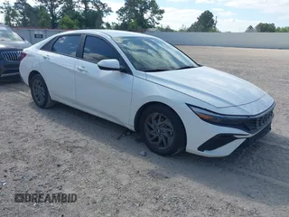 2024 Hyundai Elantra SEL with VIN KMHLM4DG4RU642352, listed as a IAAI auction lot 42020717 with 28,515 mi miles and . Bid and sale history available at DreamBid. Image 1.