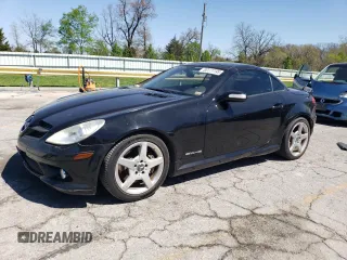 2006 Mercedes-Benz SLK 350 with VIN WDBWK56F46F086074, listed as a Copart auction lot 53111195 with 109,686 mi miles and Salvage Title. Bid and sale history available at DreamBid. Image 1.