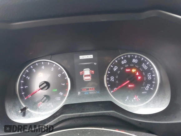 2019 Toyota RAV4 XLE with VIN 2T3W1RFV4KW048145, listed as a IAAI auction lot 41723621 with 180,051 mi miles. Bid and sale history available at carsss.com. Image 7.