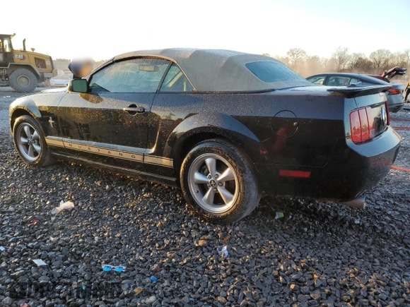 2008 Ford Mustang Deluxe with VIN 1ZVHT84N985180475, listed as a Copart auction lot 87002774 with 124,015 mi miles and Salvage Title. Bid and sale history available at carsss.com. Image 2.