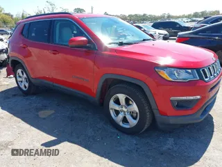 2020 Jeep Compass Latitude w/Sun/Safety Pkg with VIN 3C4NJCBB8LT212512, listed as a IAAI auction lot 41796239 with 35,453 mi miles. Bid and sale history available at carsss.com. Image 1.