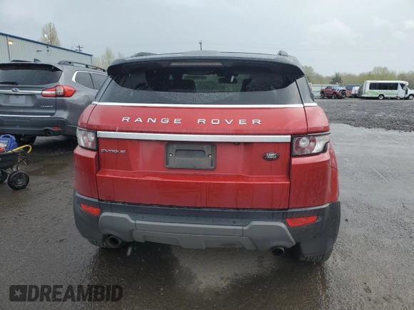 2013 Land Rover Range Rover Evoque Prestige Premium with VIN SALVV2BG1DH767496, listed as a Copart auction lot 52188645 with 101,648 mi miles and Salvage title. Bid and sale history available at DreamBid. Image 6.