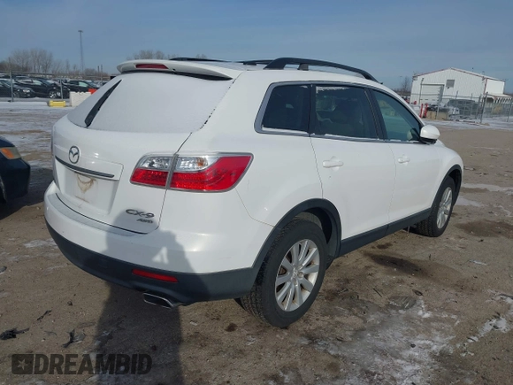2010 Mazda CX-9 Grand Touring with VIN JM3TB3MA8A0207059, listed as a IAAI auction lot 41580047 with 204,609 mi miles. Bid and sale history available at carsss.com. Image 4.