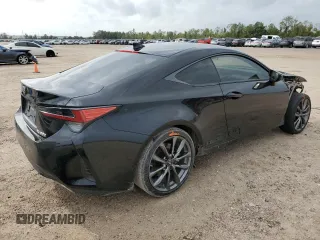 2022 Lexus RC with VIN JTHGA5BC4N5012158, listed as a Copart auction lot 80942544 with 45,644 mi miles and Salvage Title. Bid and sale history available at carsss.com. Image 3.
