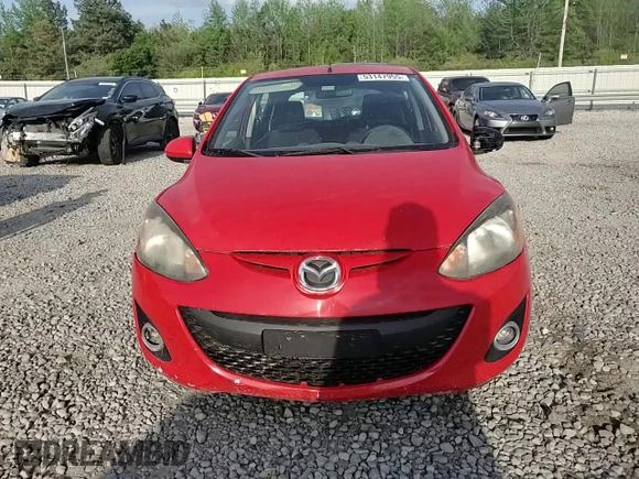 2012 Mazda 2 Touring with VIN JM1DE1LY7C0131375, listed as a Copart auction lot 53147955 with 216,971 mi miles and Salvage Title. Bid and sale history available at carsss.com. Image 11.