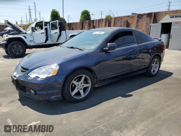 2002 Acura RSX Auto with VIN JH4DC548X2C030807, listed as a Copart auction lot 65178665 with 138,260 mi miles and Salvage title. Bid and sale history available at DreamBid. Image 1.
