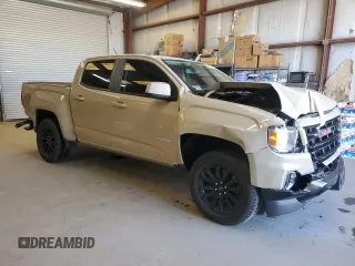 2022 GMC Canyon 2WD Elevation with VIN 1GTG5CENXN1185875, listed as a Copart auction lot 68082724 with 20,976 mi miles and Clean Title. Bid and sale history available at carsss.com. Image 4.
