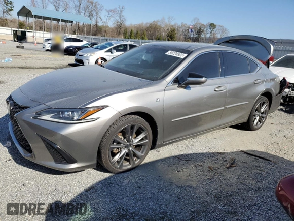 2019 Lexus ES 350 with VIN 58ABZ1B13KU020592, listed as a Copart auction lot 50220905 with 70,873 mi miles and Salvage Title. Bid and sale history available at DreamBid. Image 1.