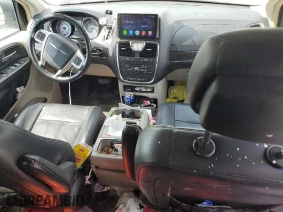2015 Chrysler Town & Country Touring with VIN 2C4RC1BG1FR545105, listed as a Copart auction lot 53887525 with 211,691 mi miles and Salvage Title. Bid and sale history available at carsss.com. Image 8.