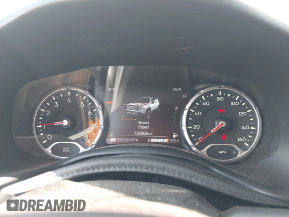 2017 Jeep Renegade Limited с VIN ZACCJBDB9HPF13318, выставлен на аукционе IAAI как лот 42551359 с пробегом 136 969 миль миль и . История ставок и продаж доступна на DreamBid. Изображение 7.