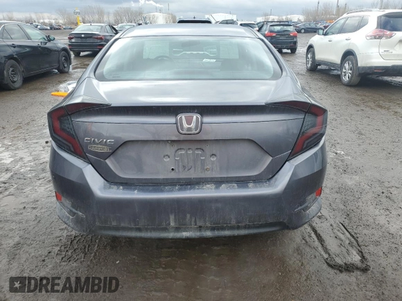 2017 Honda Civic EX with VIN 2HGFC2F88HH024789, listed as a Copart auction lot 50607845 with 106,199 mi miles and Salvage Title. Bid and sale history available at DreamBid. Image 6.