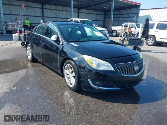 2016 Buick Regal with VIN 2G4GK5EX4G9106202, listed as a IAAI auction lot 41979498 with 150,246 mi miles. Bid and sale history available at carsss.com. Image 1.