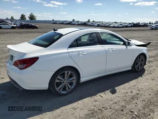 2019 Mercedes-Benz CLA 250 with VIN WDDSJ4EB0KN720871, listed as a Copart auction lot 55723035 with 55,425 mi miles and Salvage Title. Bid and sale history available at DreamBid. Image 3.