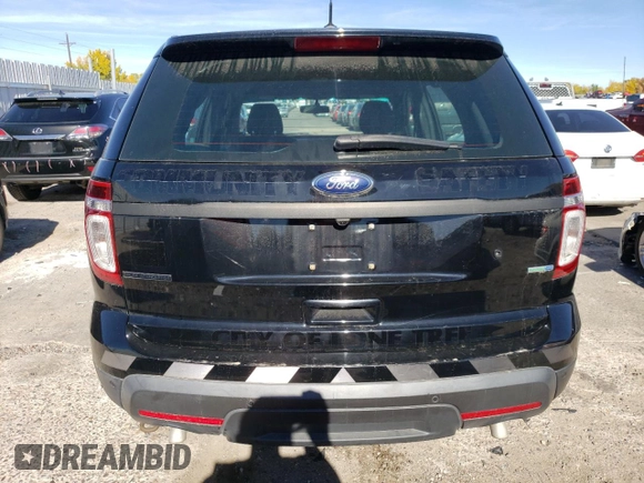 2014 Ford Utility Police Interceptor with VIN 1FM5K8AR0EGB27353, listed as a Copart auction lot 77555854 with 100,315 mi miles and Clean Title. Bid and sale history available at carsss.com. Image 6.