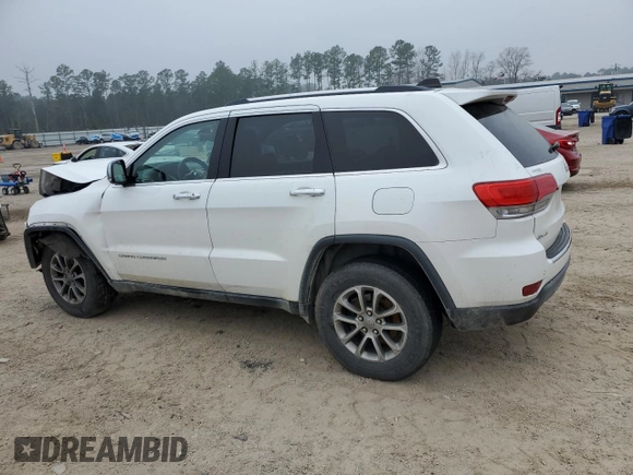 2015 Jeep Grand Cherokee Limited with VIN 1C4RJFBG4FC641824, listed as a Copart auction lot 44455605 with 87,576 mi miles and Salvage Title. Bid and sale history available at carsss.com. Image 2.