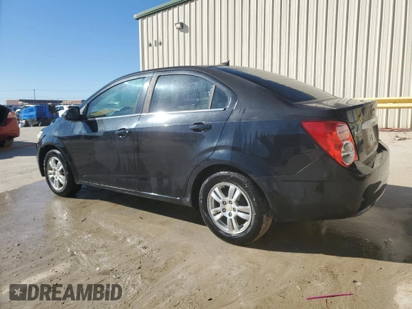 2013 Chevrolet Sonic LT with VIN 1G1JC5SB2D4145975, listed as a Copart auction lot 43541885 with 218,830 mi miles and Salvage Title. Bid and sale history available at DreamBid. Image 2.