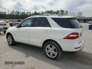 2012 Mercedes-Benz M 350 with VIN 4JGDA2EB1CA023995, listed as a Copart auction lot 48662385 with 121,703 mi miles and Clean Title. Bid and sale history available at DreamBid. Image 2.