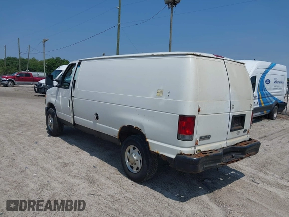 2008 Ford Econoline Cargo Commercial with VIN 1FTSE34L48DA90791, listed as a IAAI auction lot 42221268 with 268,744 mi miles and . Bid and sale history available at DreamBid. Image 3.