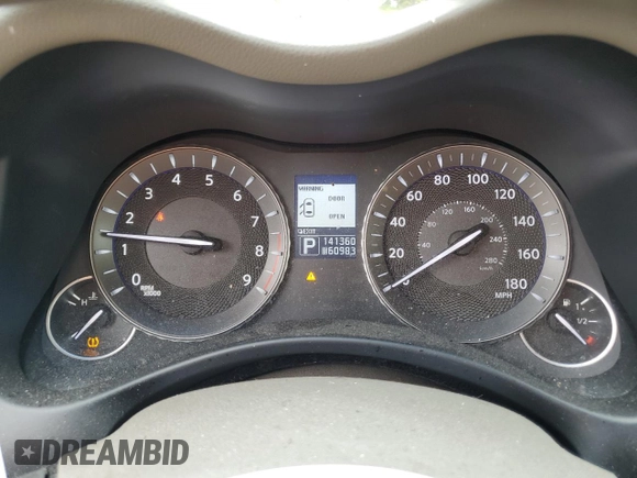 2012 Infiniti M37 with VIN JN1BY1AR8CM390754, listed as a Copart auction lot 84196764 with 141,360 mi miles and Salvage Title. Bid and sale history available at carsss.com. Image 9.