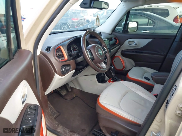2016 Jeep Renegade Limited with VIN ZACCJADTXGPC74363, listed as a IAAI auction lot 41827735 with 105,446 mi miles. Bid and sale history available at carsss.com. Image 15.