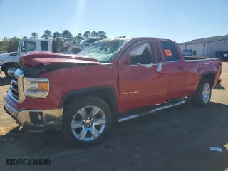2014 GMC Sierra 1500 SLE with VIN 1GTR1UEH5EZ369370, listed as a Copart auction lot 80903794 with 196,036 mi miles and Salvage Title. Bid and sale history available at carsss.com. Image 1.