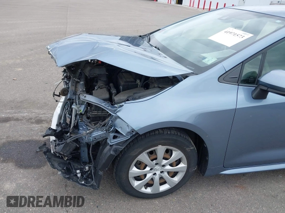 2020 Toyota Corolla LE with VIN JTDEPRAE2LJ033192, listed as a IAAI auction lot 41971573 with 86,265 mi miles. Bid and sale history available at carsss.com. Image 18.