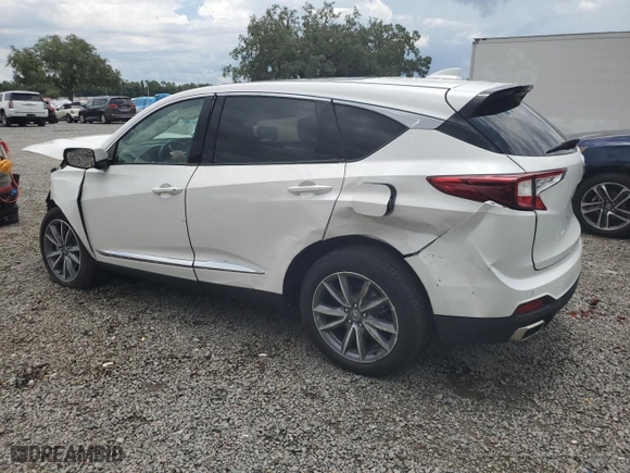 2023 Acura RDX w/Technology Package with VIN 5J8TC1H51PL004739, listed as a Copart auction lot 62751094 with 0 mi miles and Salvage Title. Bid and sale history available at carsss.com. Image 2.
