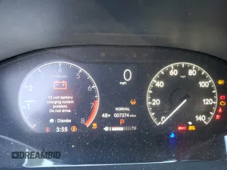 2024 Honda HR-V Sport with VIN 3CZRZ2H51RM744848, listed as a Copart auction lot 43876235 with 7,374 mi miles and Salvage Title. Bid and sale history available at DreamBid. Image 9.