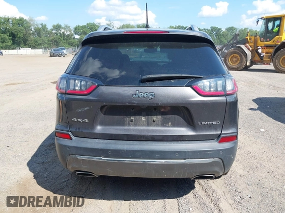 2019 Jeep Cherokee Limited with VIN 1C4PJMDX7KD491415, listed as a IAAI auction lot 39667583 with 65,502 mi miles and . Bid and sale history available at DreamBid. Image 17.