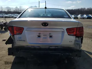 2012 Kia Forte EX with VIN KNAFU4A24C5607156, listed as a Copart auction lot 47144835 with 126,003 mi miles and Salvage Title. Bid and sale history available at carsss.com. Image 6.