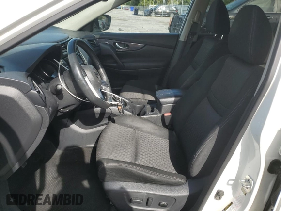 2017 Nissan Rogue SV with VIN KNMAT2MV1HP505044, listed as a Copart auction lot 49276315 with 84,234 mi miles and Salvage Title. Bid and sale history available at DreamBid. Image 7.