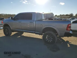 2020 Ram 2500 Laramie with VIN 3C6UR5FLXLG266753, listed as a Copart auction lot 83975174 with 127,732 mi miles and Salvage Title. Bid and sale history available at carsss.com. Image 2.