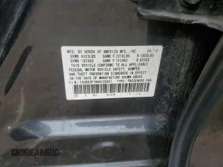 2016 Acura ILX Premium with VIN 19UDE2F76GA009861, listed as a Copart auction lot 59562115 with 167,342 mi miles and Salvage title. Bid and sale history available at DreamBid. Image 12.