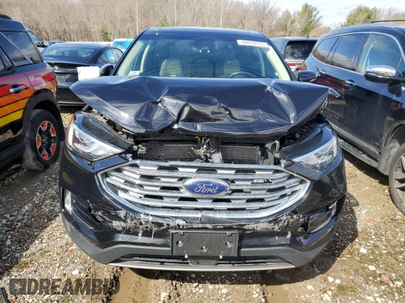 2020 Ford Edge SEL with VIN 2FMPK4J97LBA21908, listed as a Copart auction lot 48910935 with 53,747 mi miles and Salvage Title. Bid and sale history available at DreamBid. Image 5.