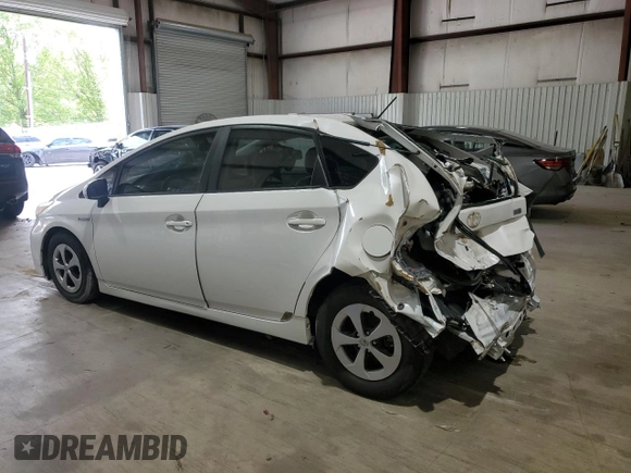 2012 Toyota Prius One with VIN JTDKN3DU8C5486847, listed as a Copart auction lot 51896295 with 152,244 mi miles and Salvage Title. Bid and sale history available at carsss.com. Image 2.