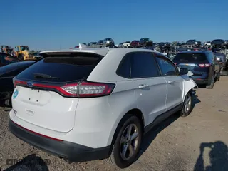 2015 Ford Edge SE with VIN 2FMTK3G81FBB37553, listed as a IAAI auction lot 41316586 with 1 mi miles. Bid and sale history available at carsss.com. Image 4.