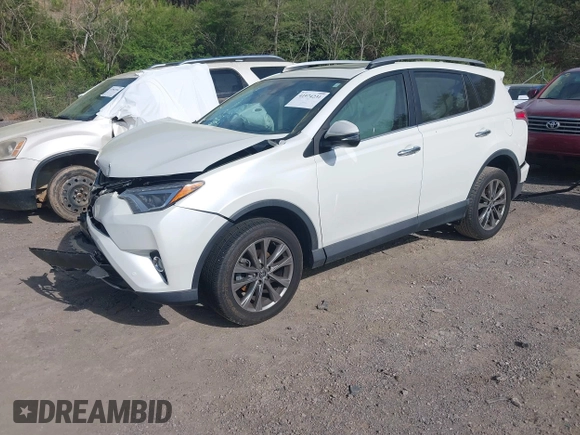 2017 Toyota RAV4 Limited with VIN 2T3YFREV8HW322208, listed as a IAAI auction lot 41974231 with 74,027 mi miles. Bid and sale history available at carsss.com. Image 17.