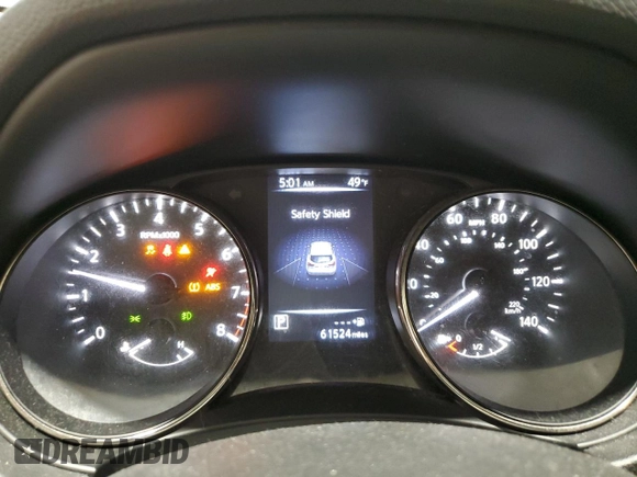 2017 Nissan Rogue SV with VIN JN1BJ1CR1HW132881, listed as a Copart auction lot 45115905 with 61,524 mi miles and Salvage title. Bid and sale history available at DreamBid. Image 9.