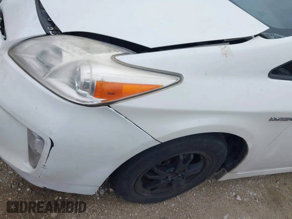 2012 Toyota Prius One with VIN JTDKN3DU4C5462870, listed as a IAAI auction lot 42091577 with 370,495 mi miles. Bid and sale history available at carsss.com. Image 20.
