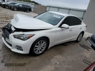 2015 Infiniti Q50 Premium with VIN JN1BV7AR8FM414003, listed as a Copart auction lot 54315965 with 102,596 mi miles and Non Repairable. Bid and sale history available at carsss.com. Image 1.